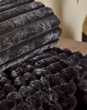 Catherine Lansfield Cosy Ribbed Throw