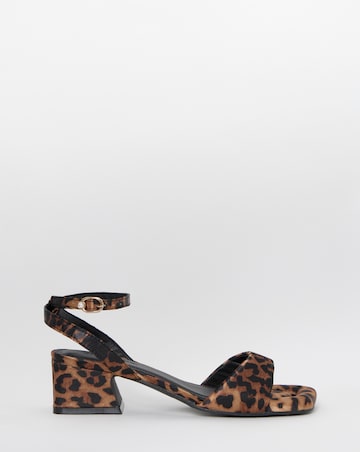 Amber Barely There Low Block Heel Sandals - Extra Wide Fit (EEE)