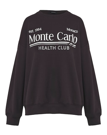 Simply Be Chocolate Brown Monte Carlo Sweatshirt