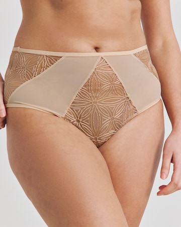 Contemporary Geo Lace Full Fit Brief