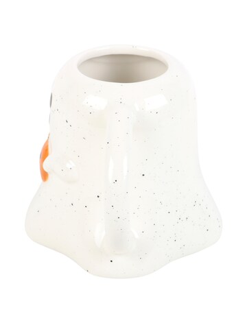 Ghost Shaped Mug with Pumpkin