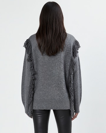 Religion Roll Neck Tassle Jumper