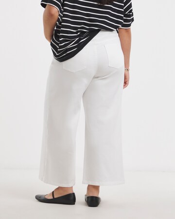 Whitev 24/7 Crop Wide Leg Jeans