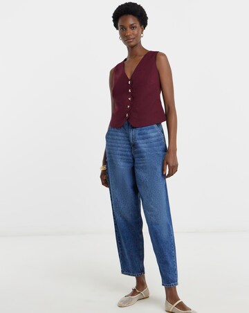 SCALLOP EDGE WAISTCOAT