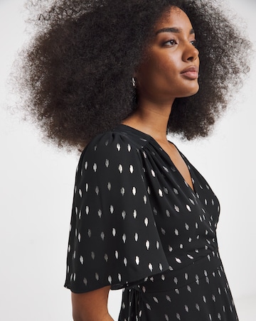 Flounce London Lurex Maxi Dress