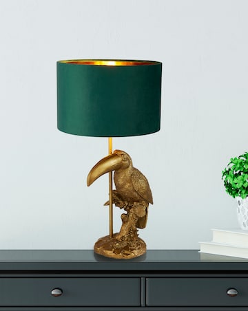 Gold Toucan Lamp
