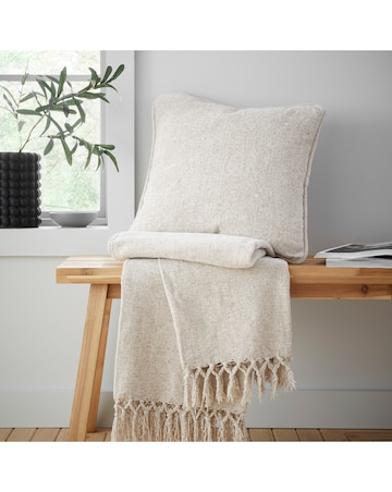 Catherine Lansfield Plain Chenille Throw