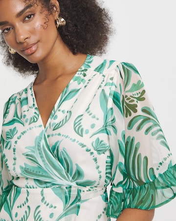 Hope & Ivy Clarissa Wrap Maxi Dress