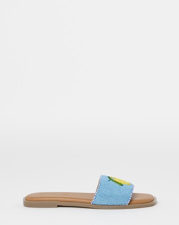 Icona Beaded Fruit Mule Sandals - Wide Fit (E)