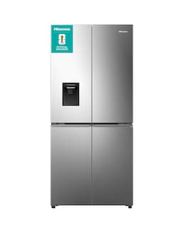Hisense RQ5P470SMIE 80cm American 4 Door Fridge Freezer - Silver