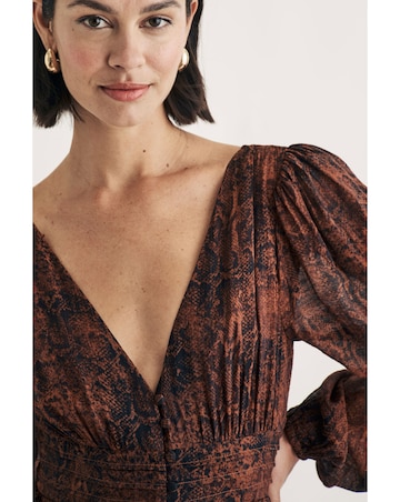 Nobody's Child Aine Midi Snake Dress