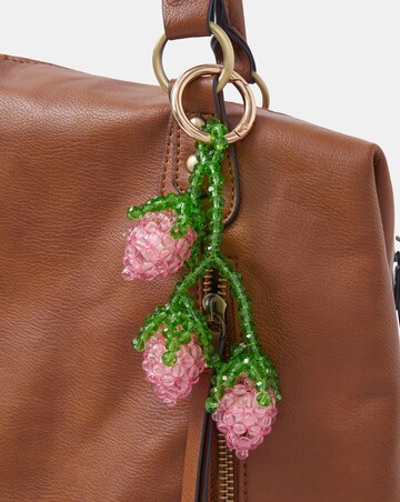 Accessorize Strawberry Beaded Bag Charm