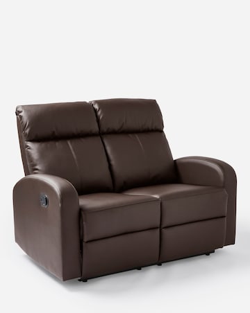 Ramsey Faux Leather Recliner 2 Seater Sofa