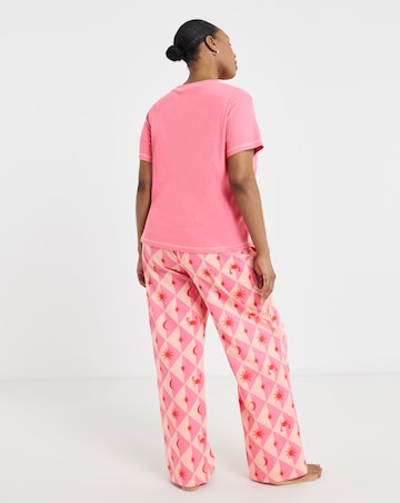 Pretty Secrets (2 Pack) Ribbed T-Shirt Pyjama Sets