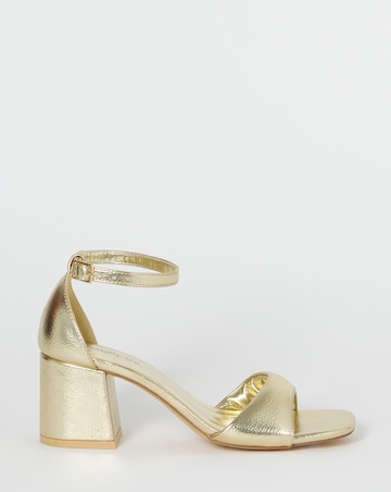 Coco Barely There Block Heel Sandals - Extra Wide Fit (EEE)