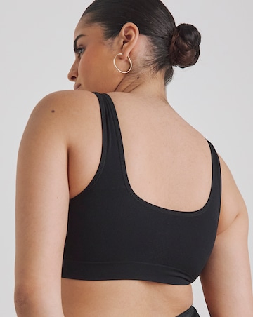 Naturally Close (2 Pack) Zip Front Fastening Comfort Tops (Fits Up To D)