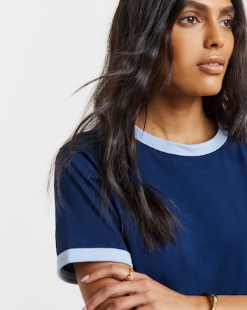 Navy & Blue Ringer T-Shirt