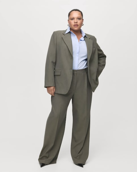 Mango Straight Trousers