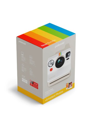 Polaroid Now Gen 3 Instant Camera - Everything Box - Pebble White