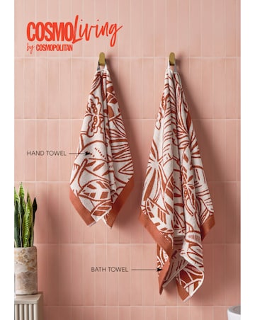 Cosmo Floral Cotton 4 Piece Towel Bale