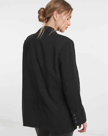 Black Oversized Single Breasted Blazer