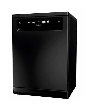 Hotpoint HFC3C26WCBUK Full Size Dishwasher 14 Place Settings Black + Install