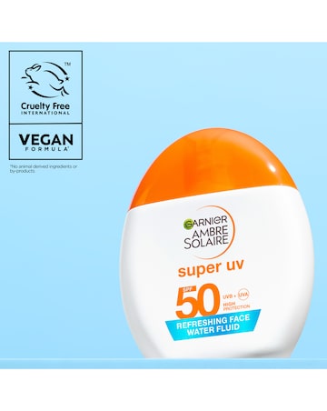 Garnier Ambre Solaire Super UV Refreshing Water Fluid - Invisible