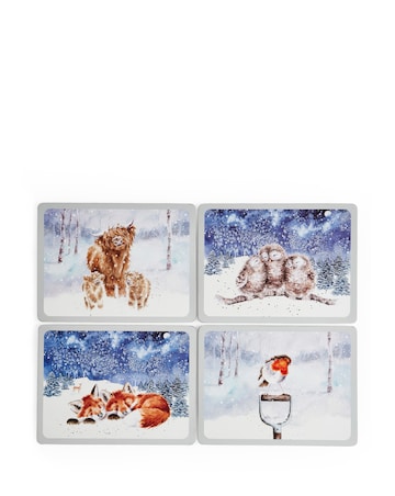 Wrendale Winter Skies Set of 4 Placemats