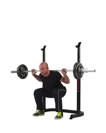 Marcy BE3000 Mid Width Bench and Adjustable Squat Rack