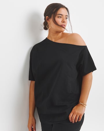 Black Off The Shoulder Top