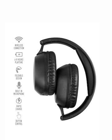 Reflex Active Nexus Black Calling Smart Watch and Headphone Set