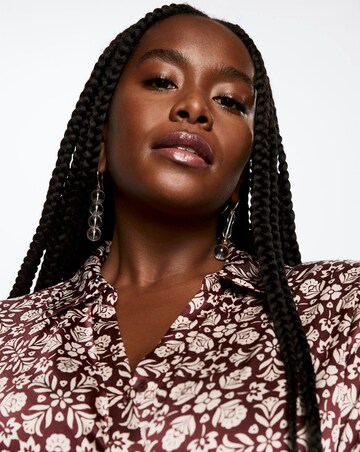 Mango Flowy Printed Dress