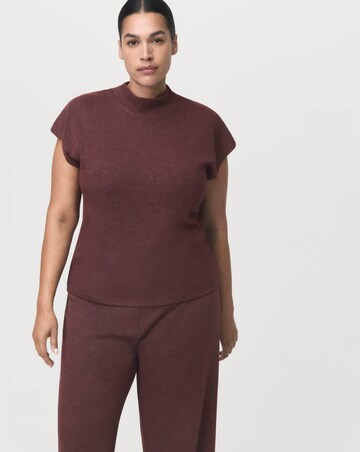 Mango Relaxed Flare Trousers