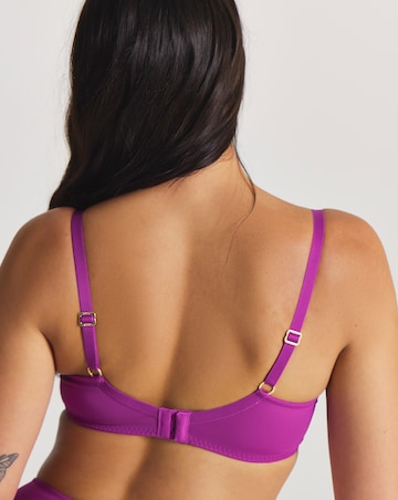 Pretty Secrets Ella Padded Plunge Wired Bra (B-G) Purple