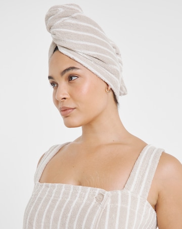 Pretty Secrets Towelling Shower Wrap And Turban