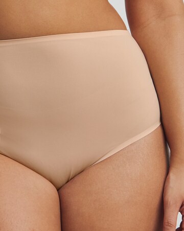Figleaves Smoothing High Waisted Brief - Latte