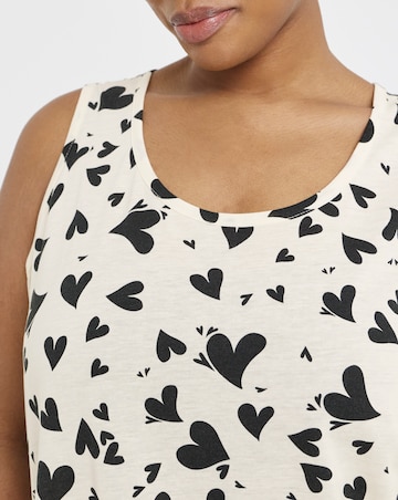 Pretty Secrets Value Nightie Heart Print