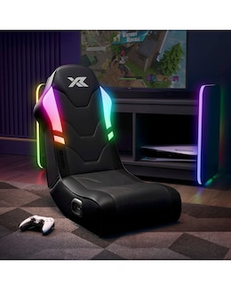 X Rocker Shadow RGB 2.0 Stereo Audio Gaming Floor Rocker