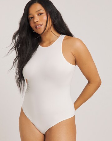 MAGISCULPT Light Control Smoothing Racer Vest Bodysuit