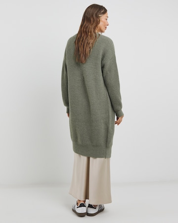 Ribbed Button Up Cardigan