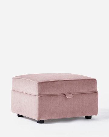 Joanna Hope Tilly Chenille Storage Footstool