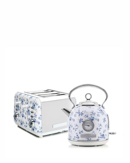 Laura Ashley China Rose 1.7L Dome Kettle and  4 Slice Toaster Bundle