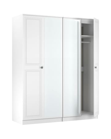 Richmond Ready Assembled 4 Door Wardrobe