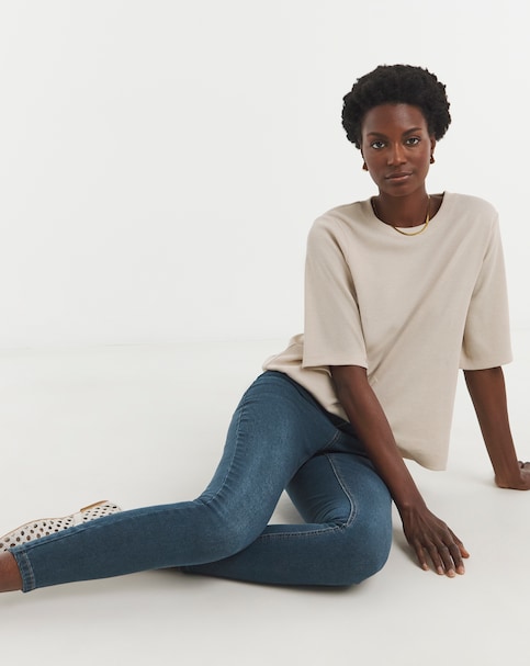 24/7 Mid Blue Skinny Jeans