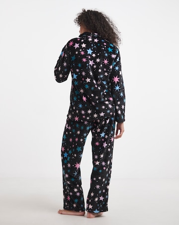 Pretty Secrets Fleece Button Through Pyjama Set
