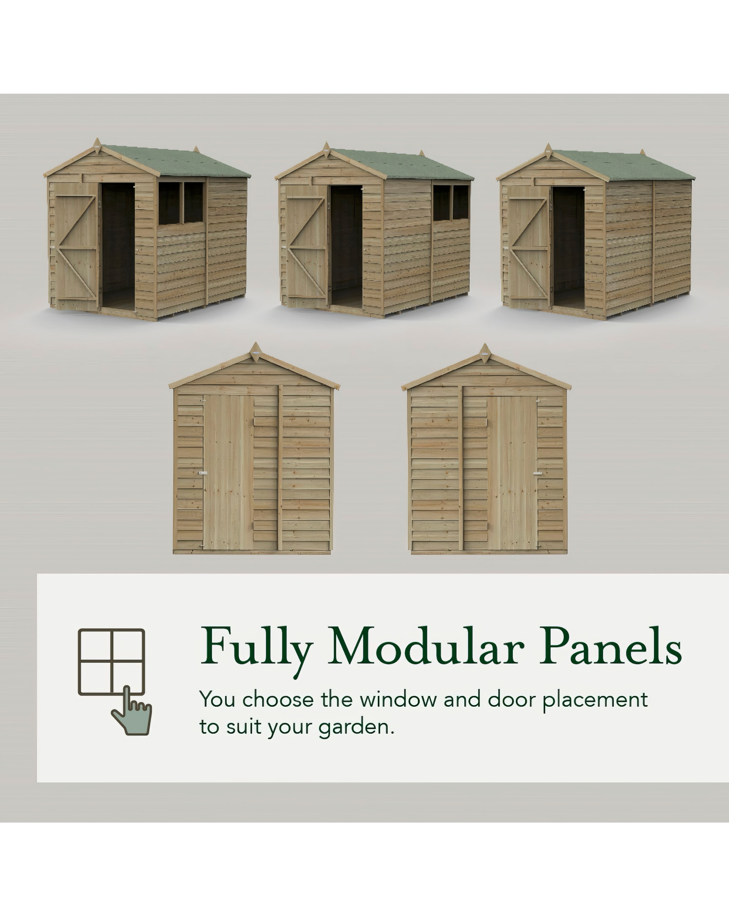 4LIFE Apex Shed 4x6 - Single Door - 1 Window (Home Delivery