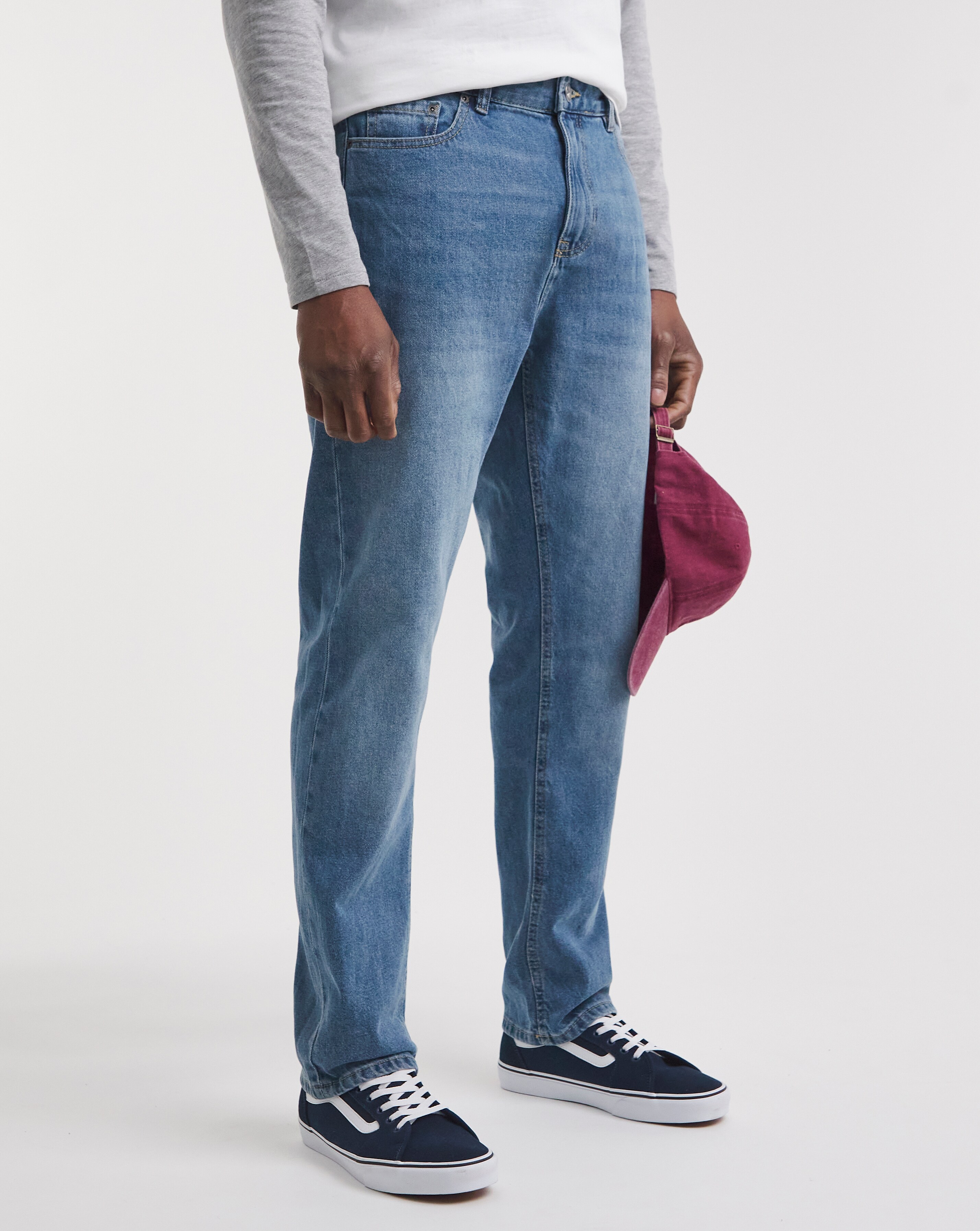 100% Cotton Straight Fit Jeans