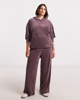 PUMA Essential Valour Rib Straight Pants