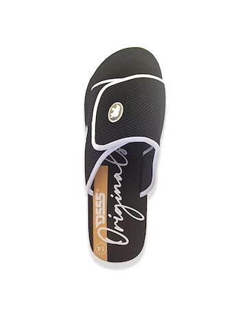 D555 DRAKE 2 Black Slider With Velcro Fastening