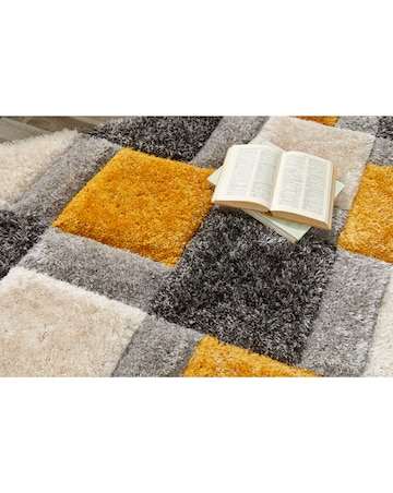 Geo Shaggy Cosy Rug